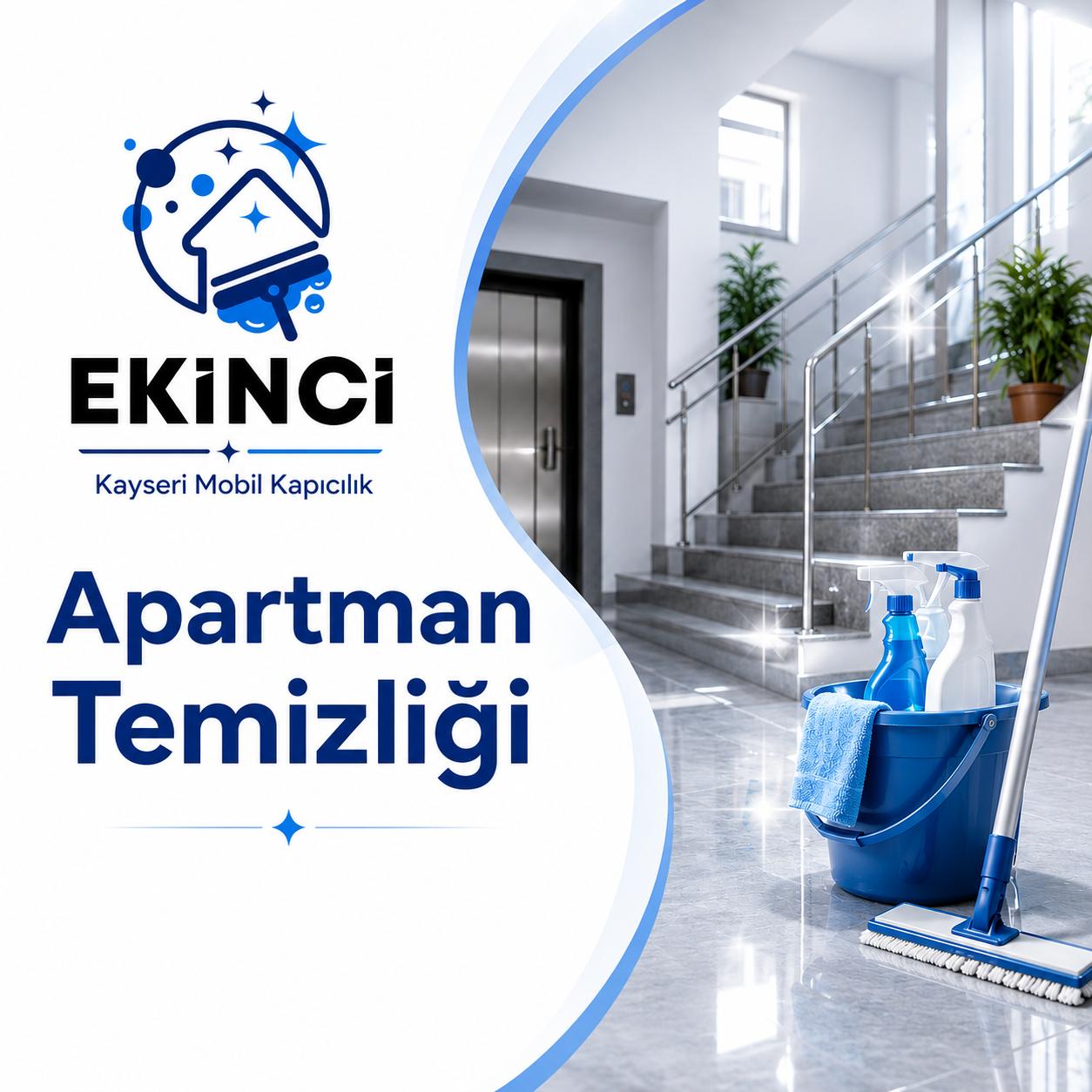 Apartman Temizliği Kayseri mobil kapıcılık hizmeti