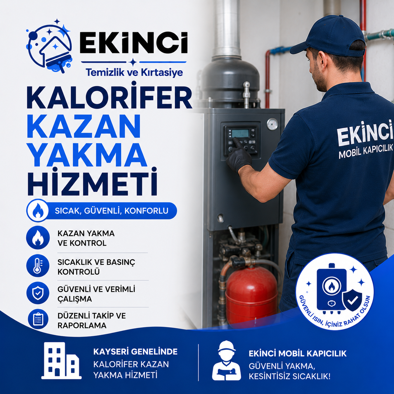 Kazan Yakma Hizmeti Kayseri mobil kapıcılık hizmeti